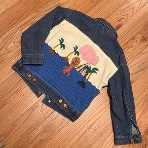 Mini Rodini Jean jacket like new super comfy and perfect for layering!